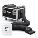 beamz Professional LF3000 Low Fog Machine with 20L Fluid, Compact Low Lying Level Effects in Durable Flight Case, Ideal for Weddings, Parties, Events & Live Shows