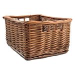 Arthur Cameron Rectangular Wicker Storage Basket 29x25x15cm (Distilled Brown)