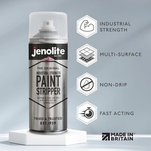 JENOLITE Paint Stripper, 2 x 400ml – Fast-Acting Remover