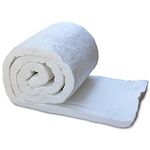 Aluminium Silicate High-Temperature Insulation Ceramic Fiber Blanket (24 x 12 x 1-Inch)