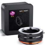 K&F Concept IV PRO MD to NEX Lens Mount Adapter for Minolta MD MC Mount Lens to SONY NEX E Mount Mirrorless Cameras with Matting Varnish Design for Sony A6000 A6400 A7II A5100 A7 A7RIII