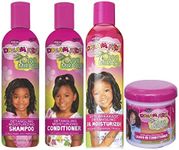 African Pride Dream Kids Olive Miracle Detangling SET OF 4 | Detangling Shampoo 355 ml | Detangling Conditioner 355ml | Oil Moisturizer 236ml | Leave-in Conditioner 425g