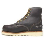 Thorogood 1957 Series 6” Waterproof Steel Toe Work Boots for Men - Full-Grain Leather with Moc Toe, Comfort Insole, and Slip-Resistant Wedge Outsole; EH Rated