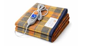 Bell electric blankets - Premium Zed Certified Electric Blanket for Single Bed - 10 Years Warranty- Heating Bed Warmer with 4 Heat Settings - with Lower Power Consumption - Size (150cms x 80cms)