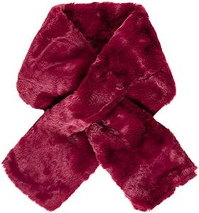 Fur Collar Scarf for Women Faux Fur Scarves Neck Shrug for Fall Winter Coat Dress (FC03-13)