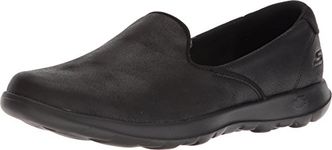 Skechers Women's Go Walk Lite - Queenly Shoe, Black, 8 M US