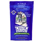 Fine Ground Celtic Sea Salt 16 Ounce Resealable Bag - Great for Cooking, Baking and Pickling - Gluten-Free, Non-GMO Verified, Kosher, Paleo-Friendly