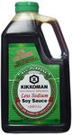 Kikkoman Traditionally Brewed Less Sodium Soy Sauce Sauce SOJA Moins de Sodium 1.2L 37% Less Sodium Than Regular Soy Sauce Healthy Japanese Condiments Cooking USA