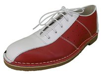 Ikon Men`s Marriot Bowling Shoe (9, red/White/Blue)