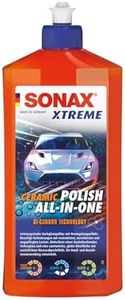 SONAX Xtreme Ceramic Polish All-in-One (500 ML) élimine Les Rayures sur Les peintures ternies et Non entretenues | Réf: 02472000, Orange