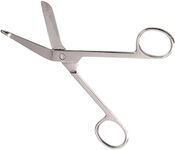 MABIS Medical Scissors, Lister Bandage Scissors, Trauma Shears, Stainless Steel, 5.5 Inch