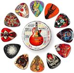 Guitar Picks, 12 Pack Thin, Medium,