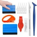 Jormftte Car Vinyl Wrap Tool kit, Window Film Tools Wallpaper Smoothing Tool Kit, Including Felt Squeegee, Edge Trimmer, Mini Corner Squeegee For Installing Auto wraps And Car Stickers