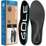SOLE Active Thick Insoles - Custom Moldable Orthotic Support for Any Arch Type, Plantar Fasciitis Relief - Mens 14/Womens 16, 1 Pair
