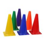 Elevate Your Training Events with FITFIX® Sports 6 Inch Cone Marker Pack of 6 Pcs Unleash Versatility and Durability for Every Activity-The Ultimate Solution Comes in Different Packs