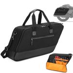 HODRANT Motorcycle Saddlebag Liner Bag, Saddlebag Organizer with Orange Liner, Compatible with Harley Davidson 1993-2022 Touring Road Glide Street Glide Electra Glide Road King Hard Saddlebag, 1 Bag