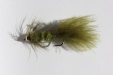 Flies Direct BH Woolly Bugger Olive Assortment Trout Fishing Flies (1-Dozen), Yellow