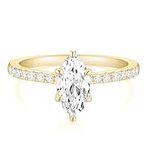 TIGRADE 2CT Engagement Ring for Wom