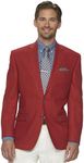 Chaps Men's Classic-Fit Stretch Sport Coat (40Regular, Red)