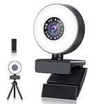 Cnkaite 4K Webcam, HD Autofocus Web