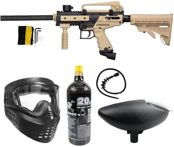 Maddog Tippmann Cronus Tactical Bronze CO2 Paintball Marker Starter Package - Black/Tan
