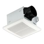 Delta Breez Integrity Exhaust Bathroom Fan 80 CFM Energy Efficient Quiet Operation Ceiling and Wall Mount Motor with Humidity Sensor, White
