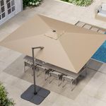HOMPUS 9X12FT Cantilever Outdoor Um