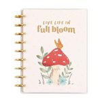 Happy Planner Disc-Bound 12-Month Diary, January 2024–December 2024 Daily, Weekly, and Monthly Diary, Classic Size, Vertical Layout, Woodland Seasons Theme, 17.78 Centimetres x 23.50 Centimetres