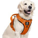 Doggo Bite Premium Reflective Dog Vest Harness| Soft Breathable| Padded Handle| Adjustable Straps & Luxury Buckle | Soft Padded Mesh | No Pull | No-Choke | Chest 28-37inch | All Giant Breeds 35-60Kg