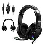 ETWAR USB Gaming Headset for PC