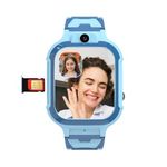sekyo 'Carepal Pro Plus' Kids GPS Tracker SmartWatch | Precise & Live Location, Video Calling, Habit Building, SIM 4G/5G Card, Games, Class Mode, Control App (Blue)