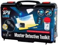 Spy Labs Master Detective Toolkit V2 | Forensic Science Kit | Gather & Document Evidence, Play | Fingerprints, Footprints, Tire Tracks | 32-Page Experiment Storybook