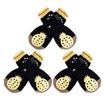 PATTEPOINT 3 Pairs Double Side Anti-Slip Dog Socks, Dog Grip Socks to Stop Licking Paws, Dog Paw Protectors with Traction Control for Hardwood Floors, Non-Slip Dog Boots for Small Medium Large Pupppy