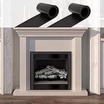 Cehapimo Fireplace Magnetic Vent Covers-Magnetic Fireplace Draft Stopper (36" L x 6" W)