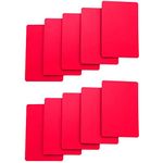 Brybelly Set of 10 Red Plastic Bridge Size Cut Cards