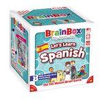 BrainBox Let's Learn Spanish | Fun & Educational Card Game | Ages 8+ | 1+ Players | 10 Minutes Play Time