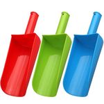 Large 9" Beach Sand Shovels Scoop Toys Kit Gardening Digging Tool, Toddler Sandbox Toy for Kids Outdoor Sandbox Kit Snow Spade Yard Garden 3 Pack