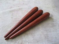 R A Products Wooden Stick Thai Foot Massage Tool Reflexology Thai Traditional Massager - 3 Pieces