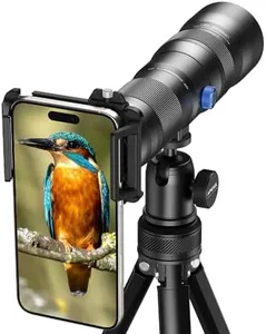 Evil Eye 20-60X Zoom Telephoto Lens, High Power HD Telephoto Phone Lens with Tripod and Universal Phone Clip for iPhone 16/15/14/13 Series, Samsung, Android Phone and Most Smartphone