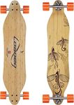 Loaded Boards Vanguard Bamboo Longboard Skateboard Complete (80a in Heat, Flex 3)