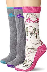 Realtree Women's Mid Calf Socks Gift Box (3-Pair Pack)