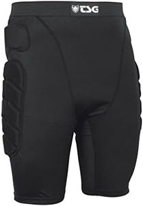 TSG - Crash Pant All Terrain a Protective Shorts Gear Guard for Snowboard, Skate, and Ski - 3D Protection for Hip and Tailbone - Fits Men and Women - Black, Medium