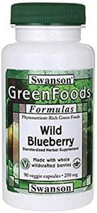 Swanson GRN Wild Blueberry 250MG 90 Veg Cap