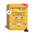 Nutricap Expert Hair & Nail Growth - Made In Canada - Biotin, Walnut Oil, Vitamin B3 - Hair Growth, Strengthens Nails - 2 Months Treatment - 120 softgels