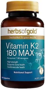 Herbs of Gold Vitamin K2 180 MAX 60 Capsules