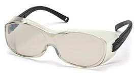 (12 Pair) Pyramex OTS Glasses Black Frame/Indoor-Outdoor Mirror Lens (S3580SJ)