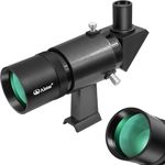 Alstar 9x50 Angled Finder Scope, Black - You Will no Longer Need to Strain Your Neck at Difficult Angles and are Also able to Search for Objects which are not so Easy to find