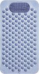 XXSSIER Anti Skid Mat for Bathroom Floor Bathroom Anti Slip Mat Bathtub Bath Shower Mat with Suction Cups & Drain Holes Foot Massage Scrubber for Kids & Adults Bath Mat 70 x 35 CM (Grey)