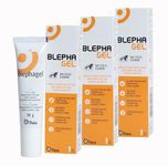 Blephagel Daily Eyelid Cleansing Gel | Gentle Cleanser to Refresh and Soothe Sensitive Eyelids | Preservative-Free and Hypoallergenic formula | pack of 3 x 30g Tube