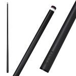 CUEDESG Carbon Fiber Pool Cue Stick Shaft 10.5mm/11.8mm/12.5mm,Low Deflection Pool Stick Shaft,Professional Cue Stick Shaft with Case(3/8-8 Teeth) (5/16-18_Flat_12.5mm)